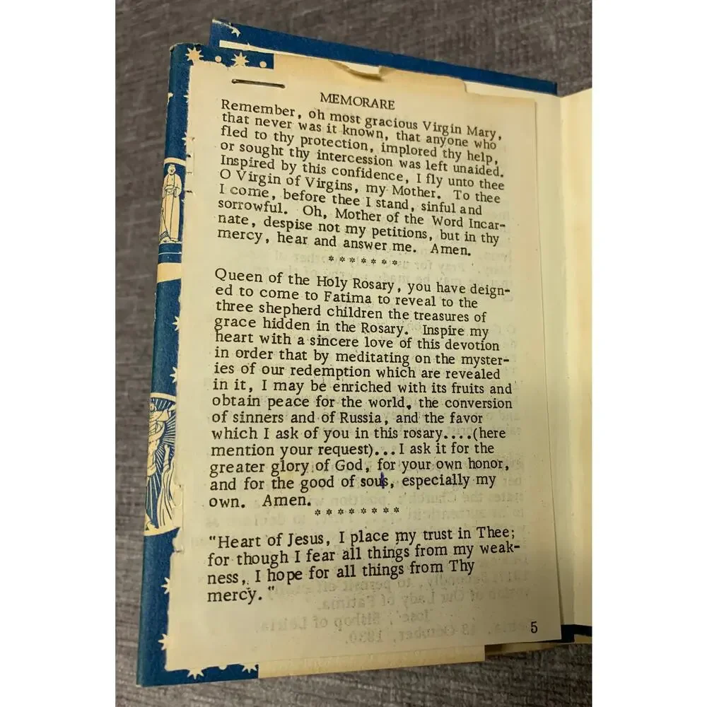 2 Vintage Rosary books: Scriptural Rosary - 1963, The Rosary in Action - 1954